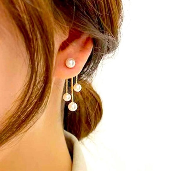 Pearl earing jackets - Picture 1 of 4